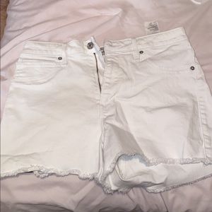They are white shorts